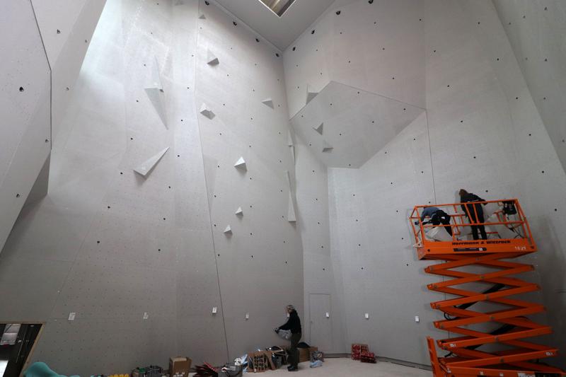 Kletterhalle innen Kletterhalle innen